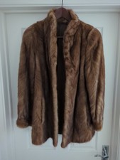 Luxury Woman's Mink Fur Coat
