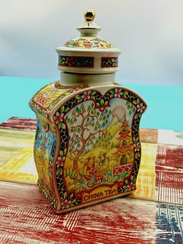 Vintage sadler tea caddy - sadler,