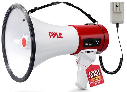 Pyle rechargeable megaphone - pyle,