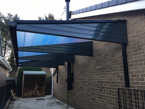 Cantilever carport canopy - cantilever,