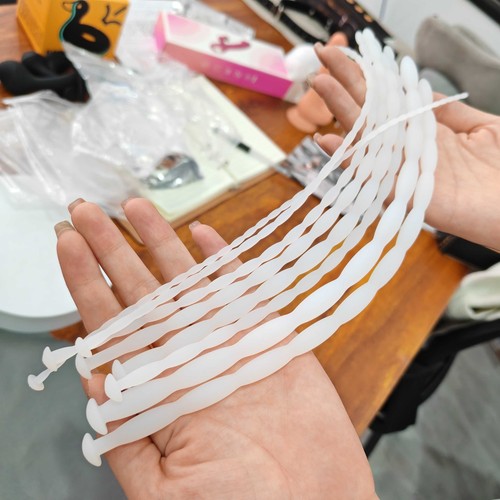 Silicone beads dilator - silicone,