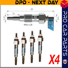 4X Glow Plug fits NISSAN URVAN