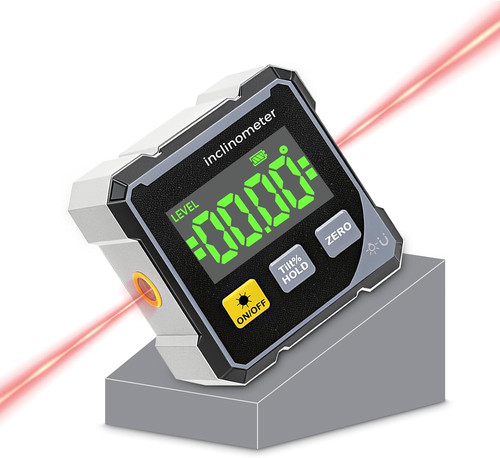 Digital angle finder with - angle, dual