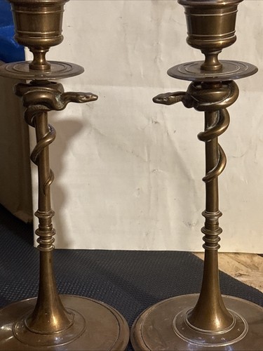 French church candle sticks - french,