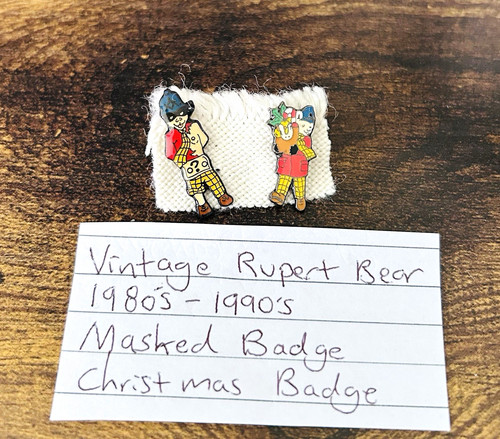 Vintage Rupert Bear Masked