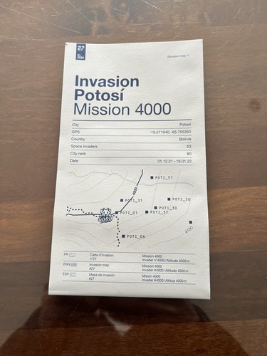 Space invader invasion - -, map
