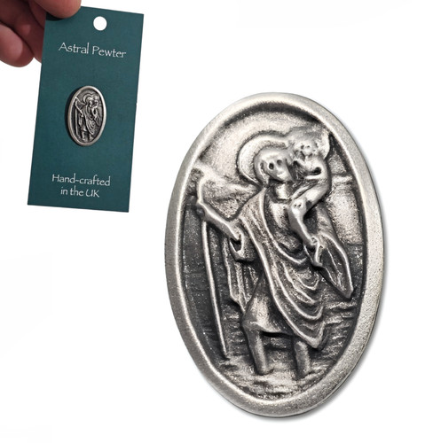 Christopher pin badge - st,