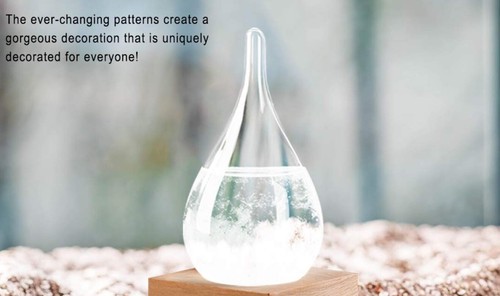 Storm glass weather forecast - glass,