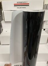 1 Roll  Black Glossy  Vinyl 12 " x 50 yards(150 Feet ) Plotter Cutter Interflex®