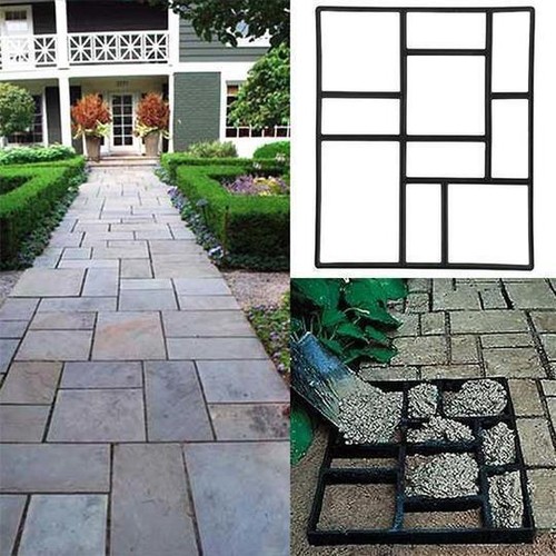 Pavement concrete mold garden - pavement,
