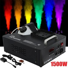 1500W 24LED Vertical Smoke Machine DMX Remote Stage Fog Machine Christmas Party