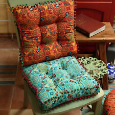 Square Moroccan Floor Cushion Tatami Seating Mat Retro Printed Cushion 42x42cm