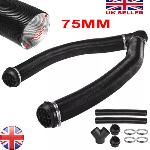 75mm heater pipe ducting - pipe,