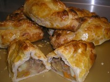 Puff pastry Beef & vegetable