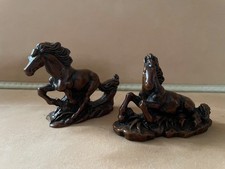 Vintage pair of red resin