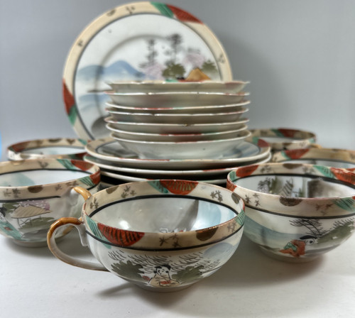 Japanese eggshell porcelain - japanese,