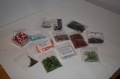 Mixed bag seed glass - mixed, &