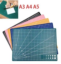 A3 A4 A5 PVC Cutting Mat Workbench Crafting Grid Lines Pad DIY Engraving Board