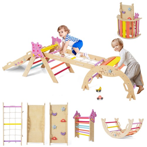 Triangle set wooden - 8-in-1,