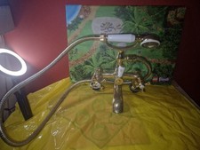 Vintage Brass Bath Shower