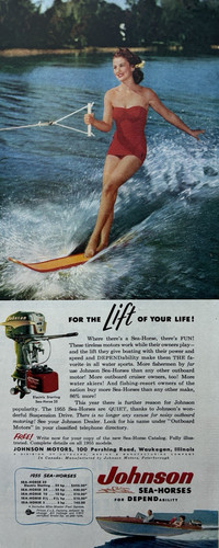 1955 johnson boat motor - 1955,