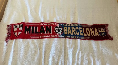 Milan barcelona football scarf - milan,