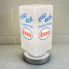 Esso Blue Paraffin Square Oil Gas Petrol Pump Globe | Oil and Petrol Memorabilia