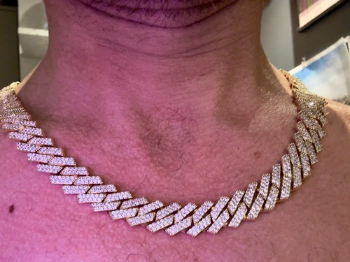 Cuban link chain dazzling - chain,