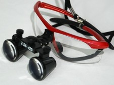 Dental Loupes 2.5x Magnification 420mm Focal Length Surgical Binocular with Case
