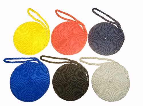 Spliced mooring ropes warps - spliced,