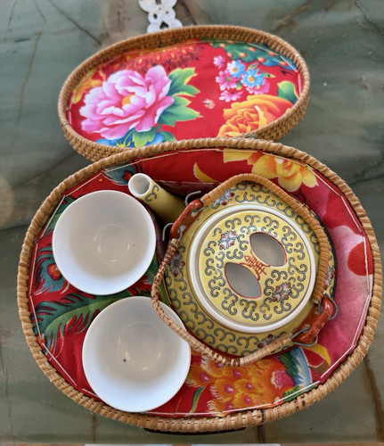Antique chinese rose - antique, medallion