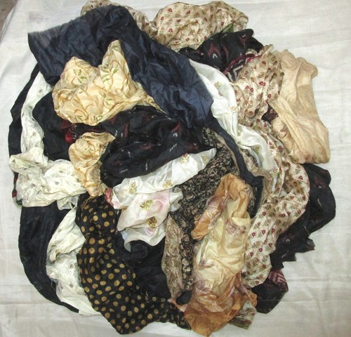 Lot pure silk - silk, antique