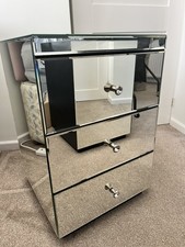 Wren Bedroom Mirrored Bedside