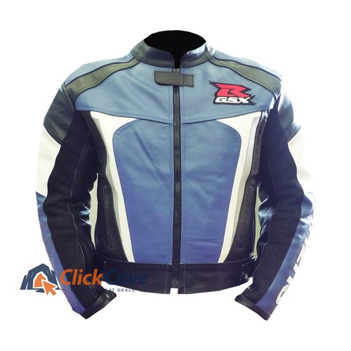 Suzuki cowhide leather jacket - cowhide,