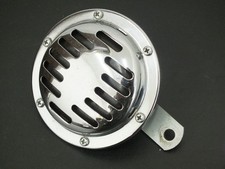 VINTAGE / CLASSIC CAR  12V CHROME CAR HORN 4" DIAMETER