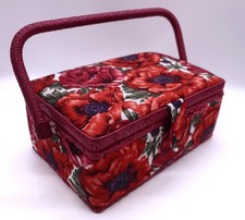 Vintage Sewing Basket Floral