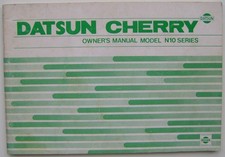 Datsun 100 A Cherry Original Owners Handbook 1978-79