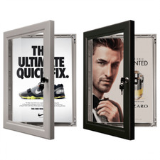 A1,A2 Outdoor Lockable Display Case Box Poster Menu Holder Notice Board.