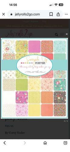 Sunnyside moda jelly - by,
