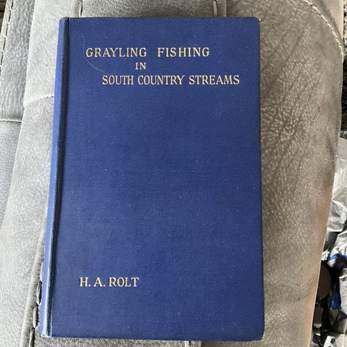 Rare fishing book grayling - book,,