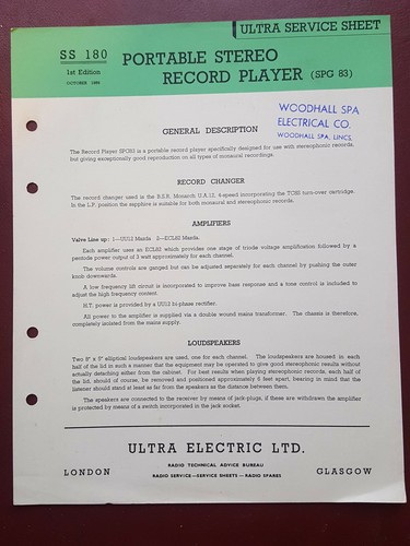 Portable stero record player - stero,