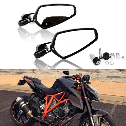 Black handle bar end - black,