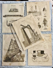5 Antique Prints C. 1820