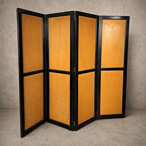 Antique chinese four panel - four,