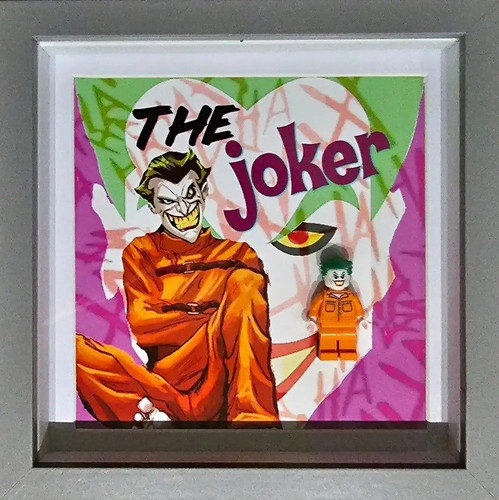 Custom made joker framed - custom,