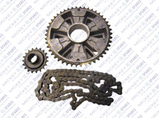JAWA CZ PERAK FINAL DRIVE SET-SPROCKETS & CHAIN 19 & 46 TH