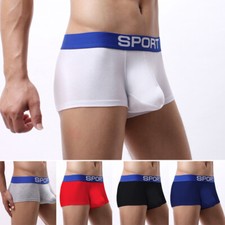 Men Sexy Boxer Briefs Breathable Underwear Underpants Bulge Pouch Shorts❤Panties