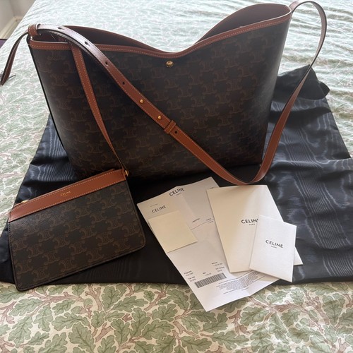 Celine triomphe shopper tote - celine,