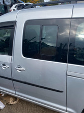 16-20 VW CADDY MK4 MAXI PASSENGER REAR DOOR WITH GLASS SIDE DOOR SILVER LA7W