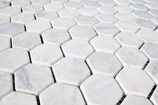 CALACATTA TUMBLED WHITE MARBLE